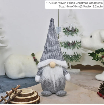 Gnome Christmas Faceless Doll Merry Christmas Decorations For Home 2024 Cristmas Ornament Xmas Tree Navidad Natal New Year 2025