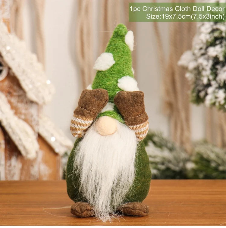 Gnome Christmas Faceless Doll Merry Christmas Decorations For Home 2024 Cristmas Ornament Xmas Tree Navidad Natal New Year 2025