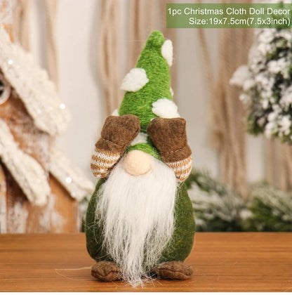 Gnome Christmas Faceless Doll Merry Christmas Decorations For Home 2024 Cristmas Ornament Xmas Tree Navidad Natal New Year 2025