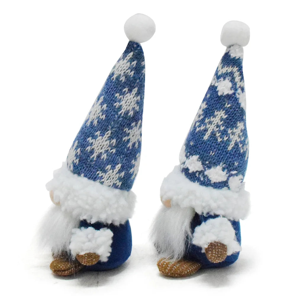 Dwarf Doll Faceless Christmas Ornaments