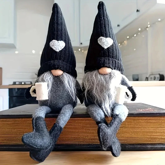 Plush Knitted Coffee Gnome Dolls