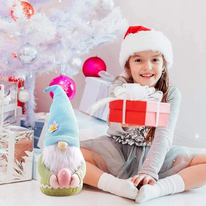 Easter Bunny Gnome with Easter Egg