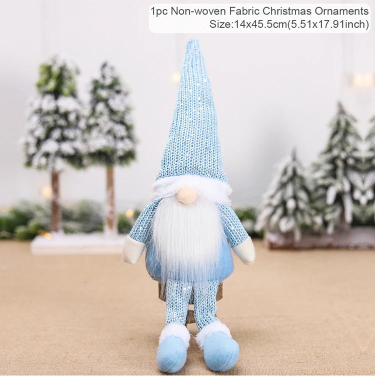 Gnome Christmas Faceless Doll Merry Christmas Decorations For Home 2024 Cristmas Ornament Xmas Tree Navidad Natal New Year 2025