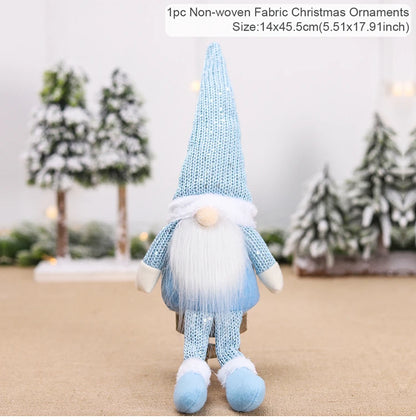 Gnome Christmas Faceless Doll Merry Christmas Decorations For Home 2024 Cristmas Ornament Xmas Tree Navidad Natal New Year 2025