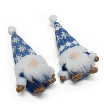 Dwarf Doll Faceless Christmas Ornaments
