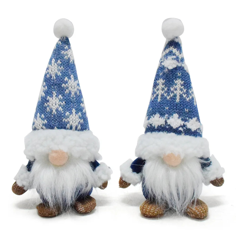Dwarf Doll Faceless Christmas Ornaments