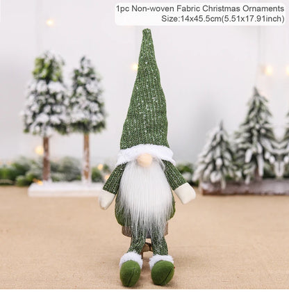 Gnome Christmas Faceless Doll Merry Christmas Decorations For Home 2024 Cristmas Ornament Xmas Tree Navidad Natal New Year 2025