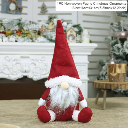 Merry Christmas Decoration Faceless Gnome