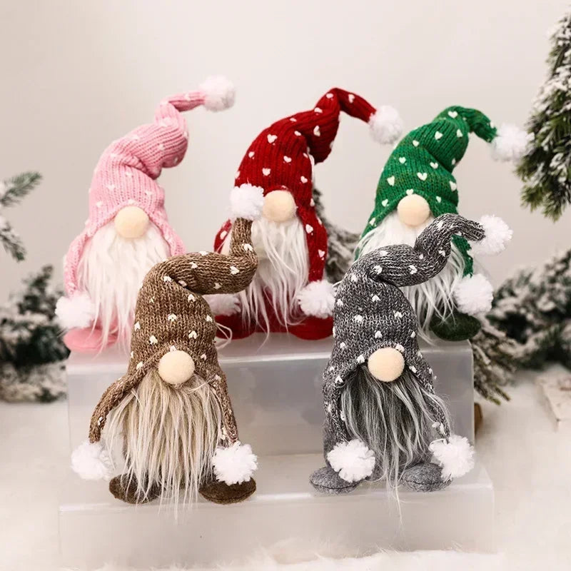 Christmas Gnome Plush Santa Doll Xmas Decoration Ornaments Fashion Accessories Party Home Decoration Accessories Supplies Items