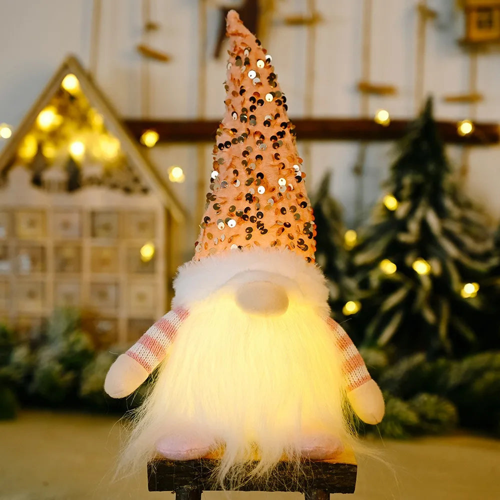 Merry Christmas LED Glowing Gnome