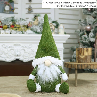Gnome Christmas Faceless Doll Merry Christmas Decorations For Home 2024 Cristmas Ornament Xmas Tree Navidad Natal New Year 2025