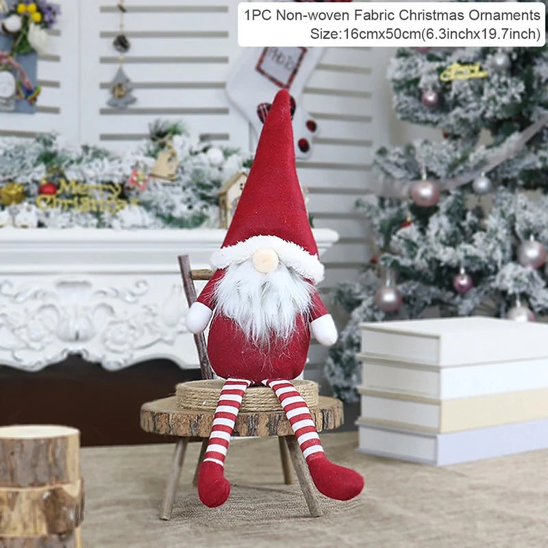 Gnome Christmas Faceless Doll Merry Christmas Decorations For Home 2024 Cristmas Ornament Xmas Tree Navidad Natal New Year 2025