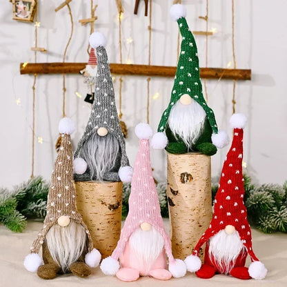 Christmas Gnome Plush Santa Doll Xmas Decoration Ornaments Fashion Accessories Party Home Decoration Accessories Supplies Items